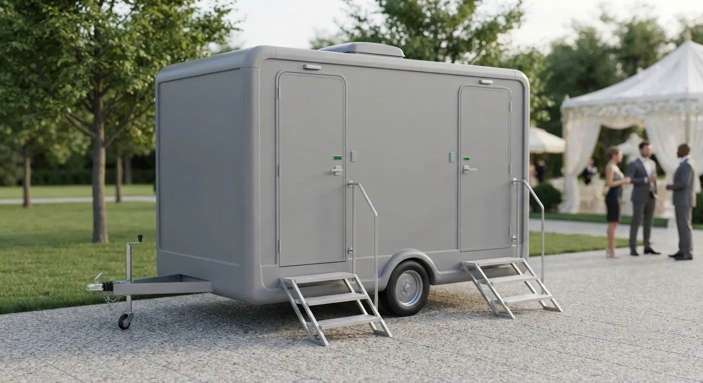 2 Stall Restroom Trailer in Minneapolis, MN