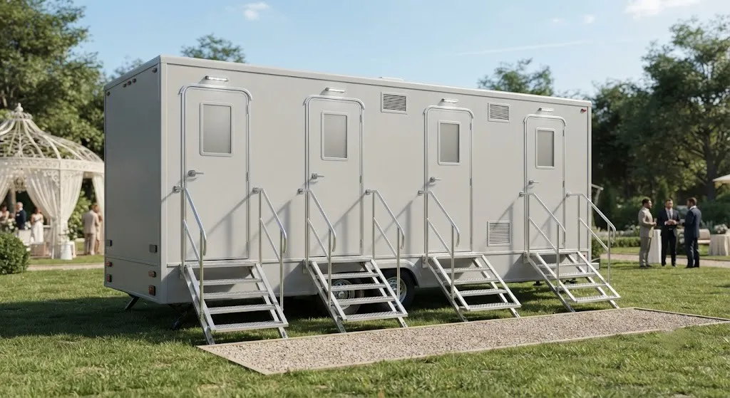 4 Stall Restroom Trailer in Minneapolis, MN