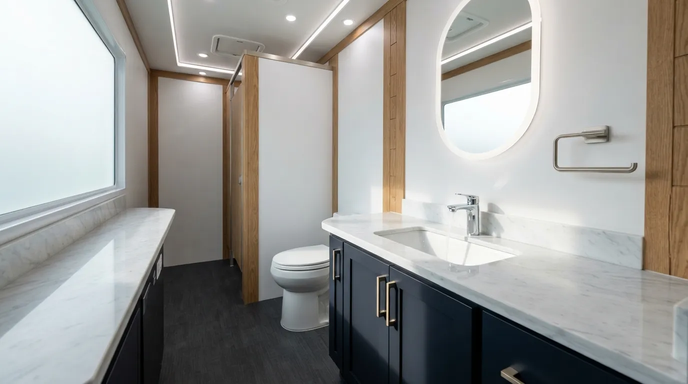 Luxury Restroom Trailer in Minneapolis, MN